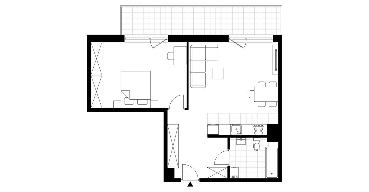 Medyków 32 | mieszkanie 2-pok. | 33 - Pełny obrazek: 4/8