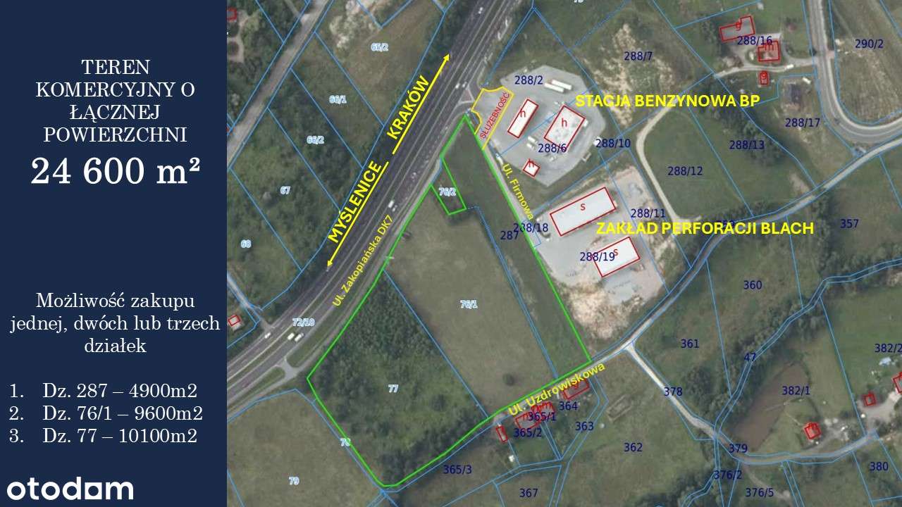 Grunt usługowy 4900m2 - możliwe 24600m2 - Pełny obrazek: 5/5