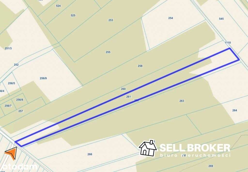 Działka rolna  m2 w otoczeniu lasu-1