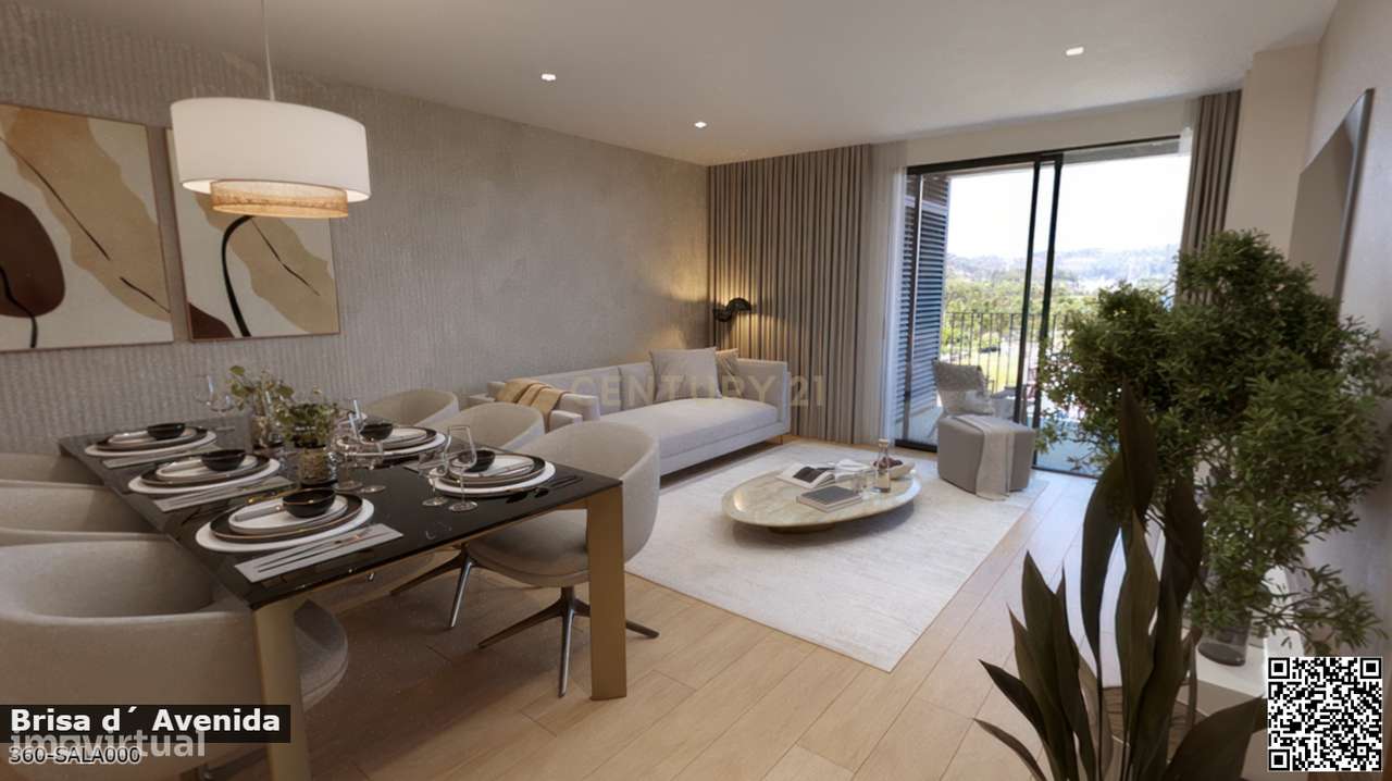 Brisa D´Avenida Residences | T3 NOVO | VARANDA | 2 lugares de parqueam-0