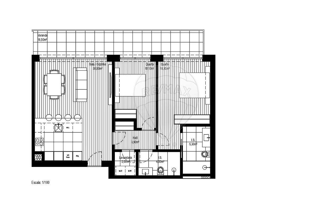 Apartamento T2 para venda - Grande imagem: 2/8