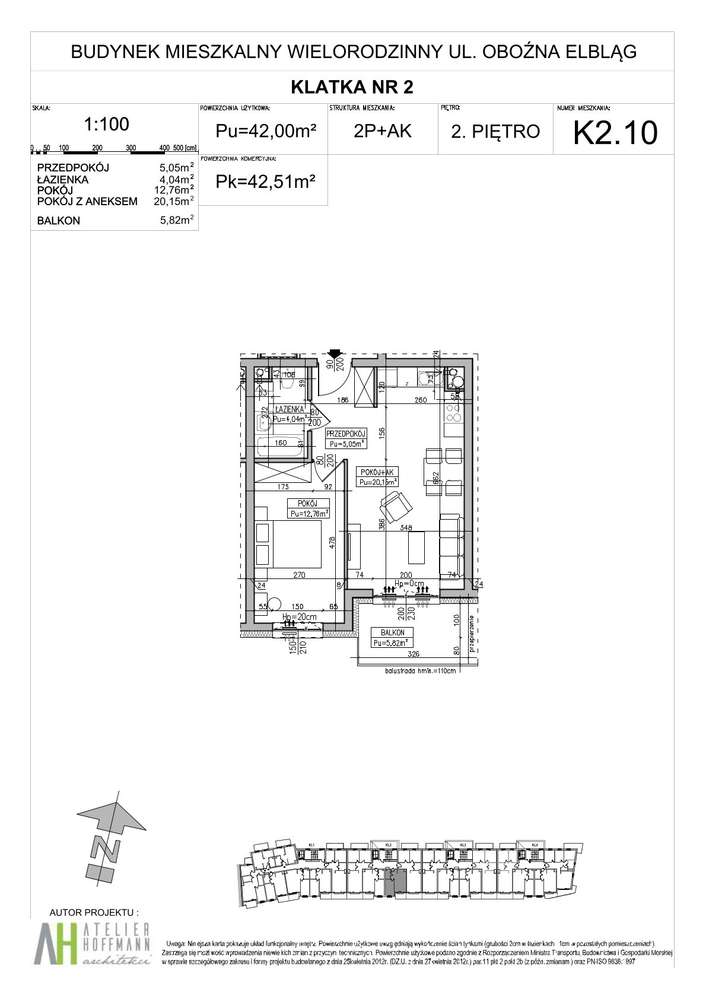 Elzam Tower | mieszkanie 2-pok. | K2_10 - Pełny obrazek: 2/9