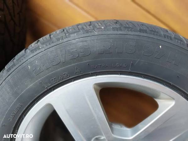 Jante aliaj R16, cod 8E0601025B, Audi A4 (8EC, B7) 215/55/R16 - 5