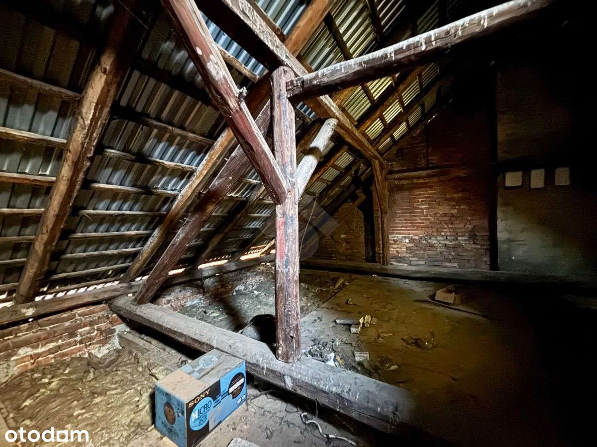 Strych do adaptacji - 2 mieszkania - ŁAGIEWNIKI-0