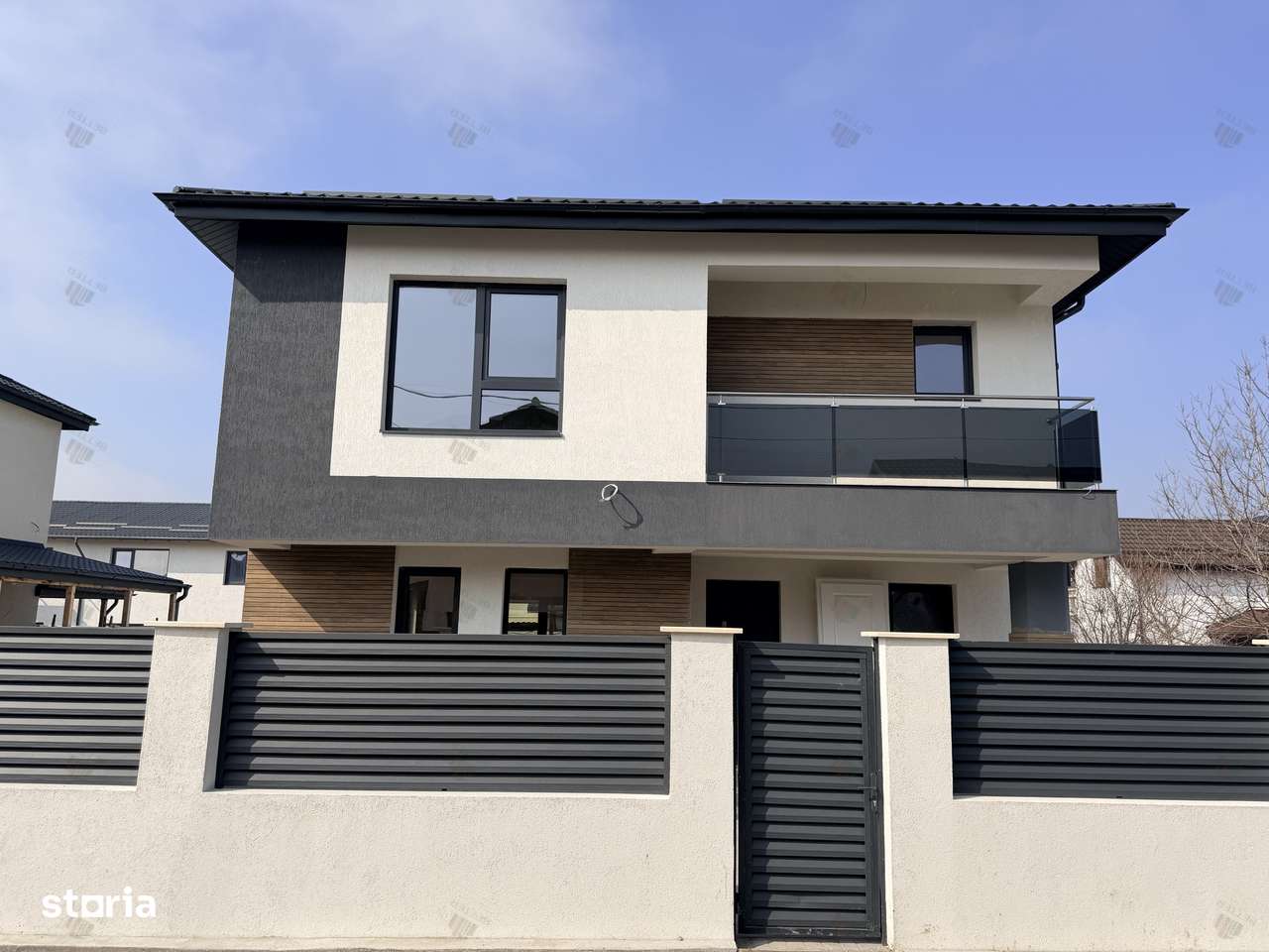 Casă modernă nouă de vânzare, 5 camere - curte 476 mp - Berceni Ilfov-1