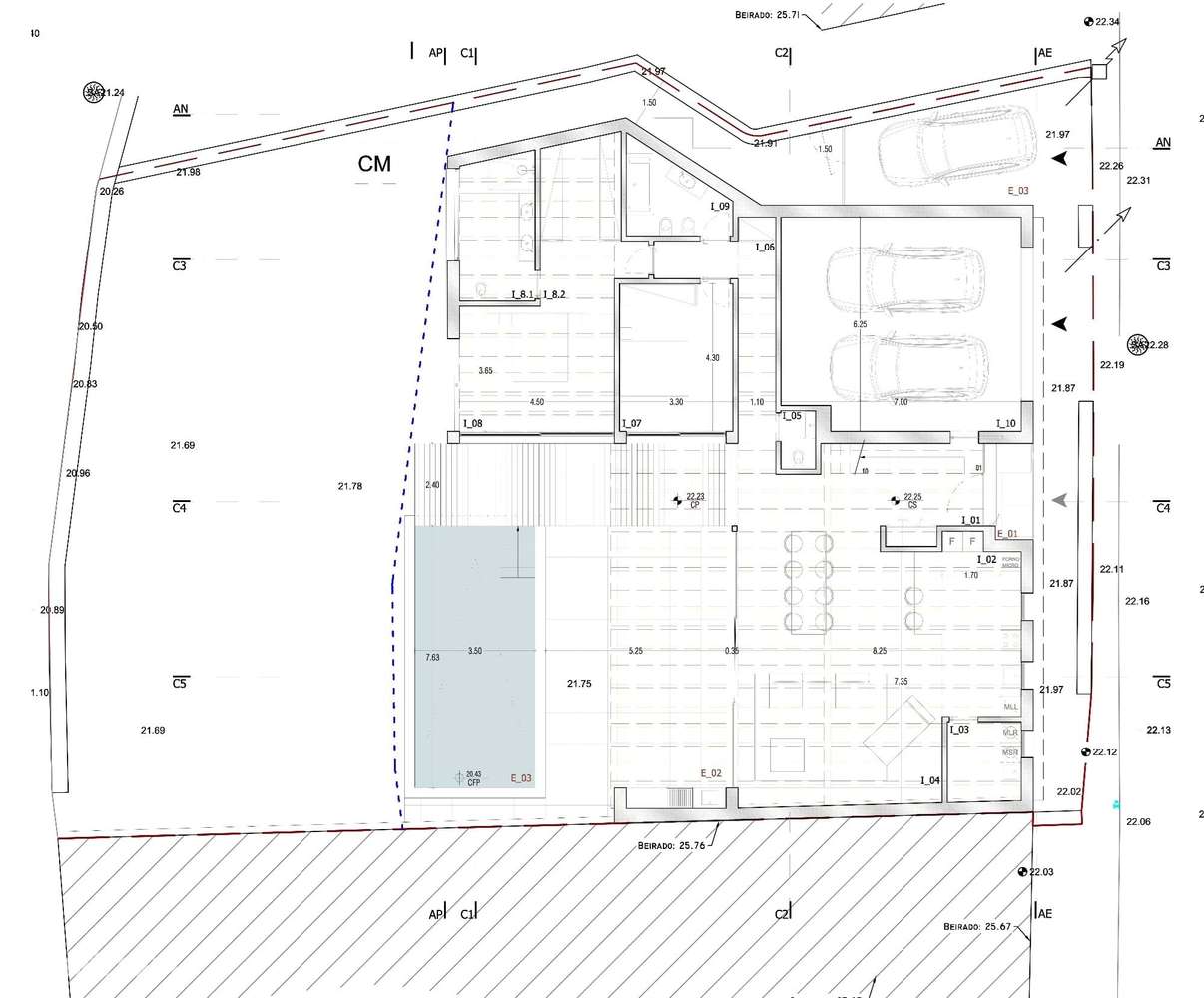 TERRENO COM PROJECTO PARA MORADIA COM PISCINA - BARÃO DE SÃO MIGUEL - Grande imagem: 5/6