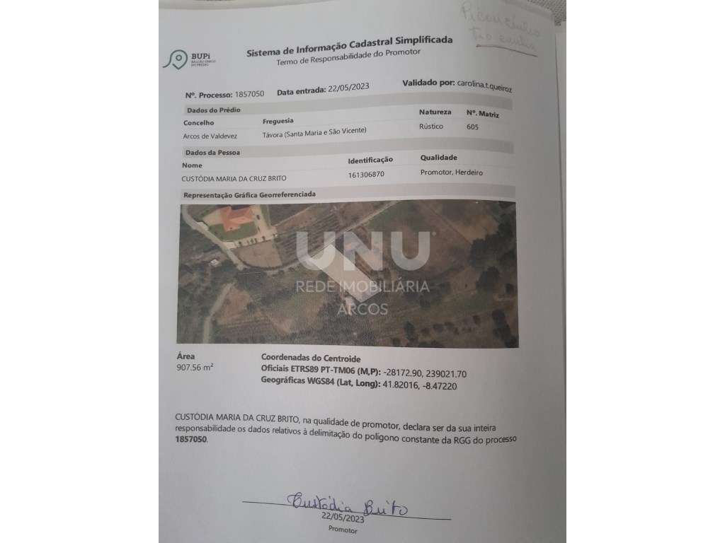 Terreno urbanizável em Távora (São Vicente)-3