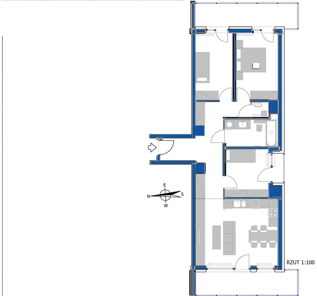 Unikatowe 79m2 |2 Tarasy - na Wschód, Zachód i Loggia | Widok na Tatry-8