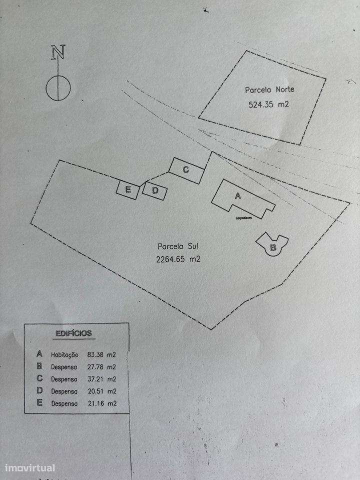 Magnífico Lote de Terreno, c/ 2789m2, p/ construção de Moradia/PROJ...-4