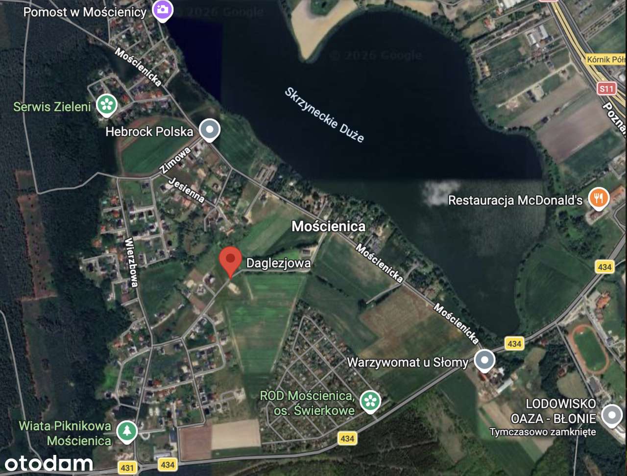 Działka budowlana Mościenica Kórnik przy S11 15 minut do Poznania - Pełny obrazek: 5/8