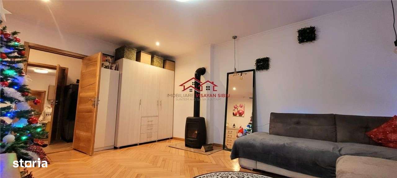 apartament spatios la casa cu gradina,Cisnadie,comision 0-4