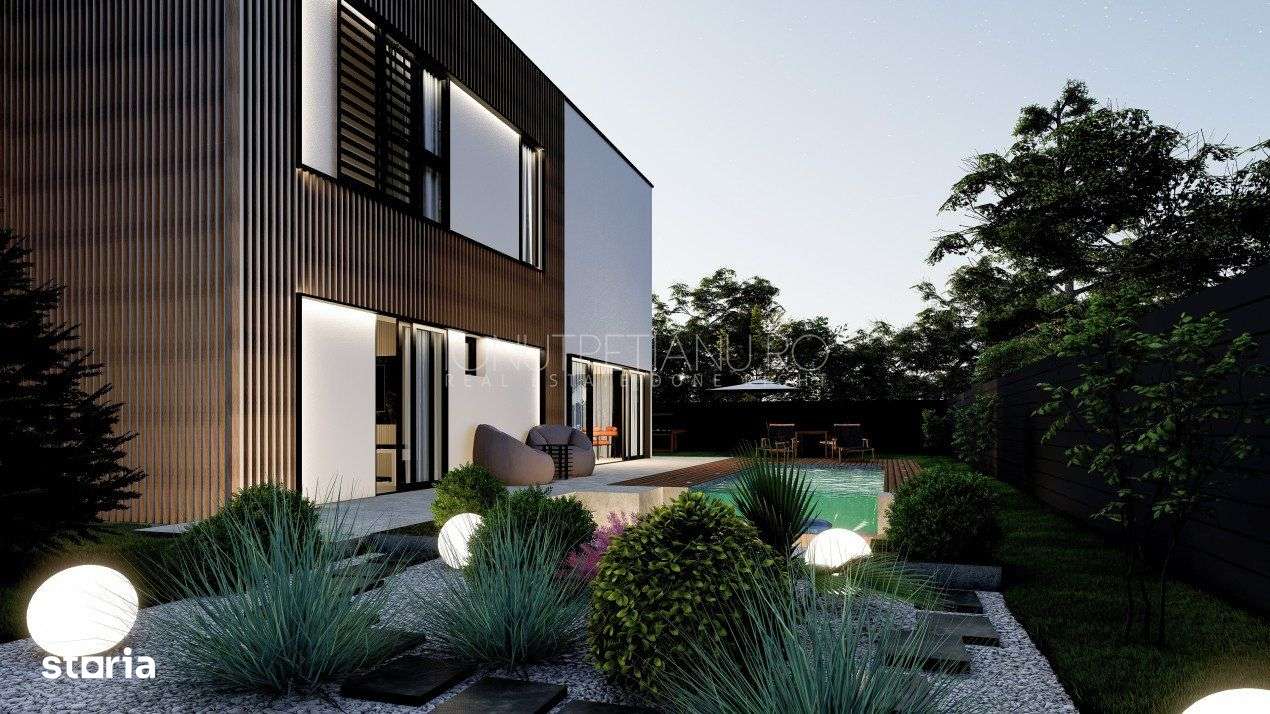 Vila moderna posibilitate personalizare – piscina exterioara si gara-13