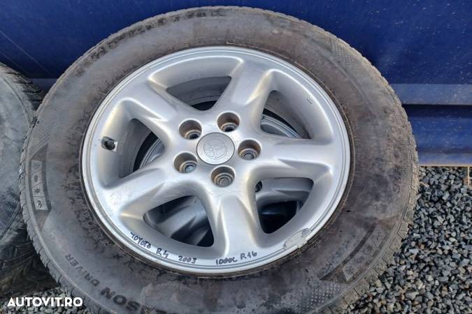 Jante aliaj cu anvelope 16 - set 235/60 R16 Toyota RAV4 2  [din 2000 pana  2003] seria - 1