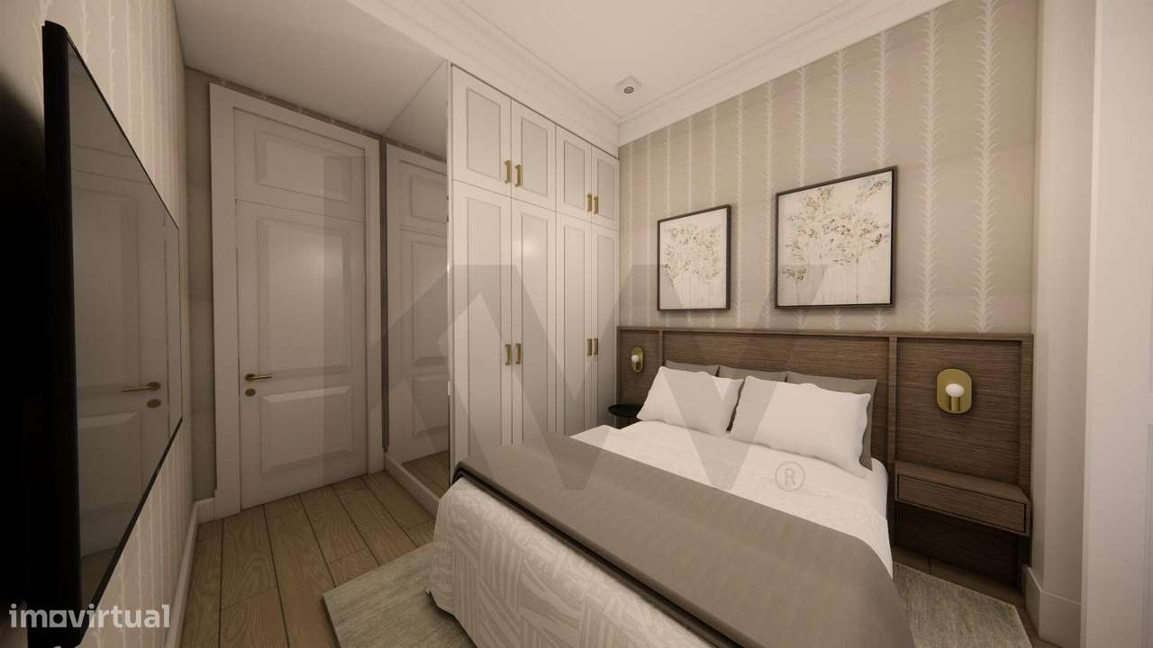 Apartamento T1 com terraço e jardim na Estrela, Lisboa-7