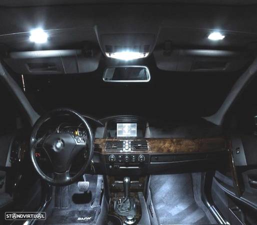 KIT COMPLETO 20 LAMPADAS LED INTERIOR PARA BMW E60 E61 M5 525XI 525I XDRIVE 530I 530XI 540I 545I 550 - 2