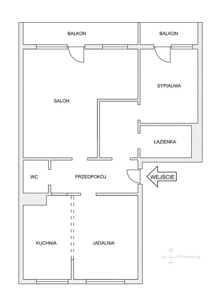 Mieszkanie 3-pokojowe z 2 balkonami w bloku z windą - ul. Podwisłocze-8