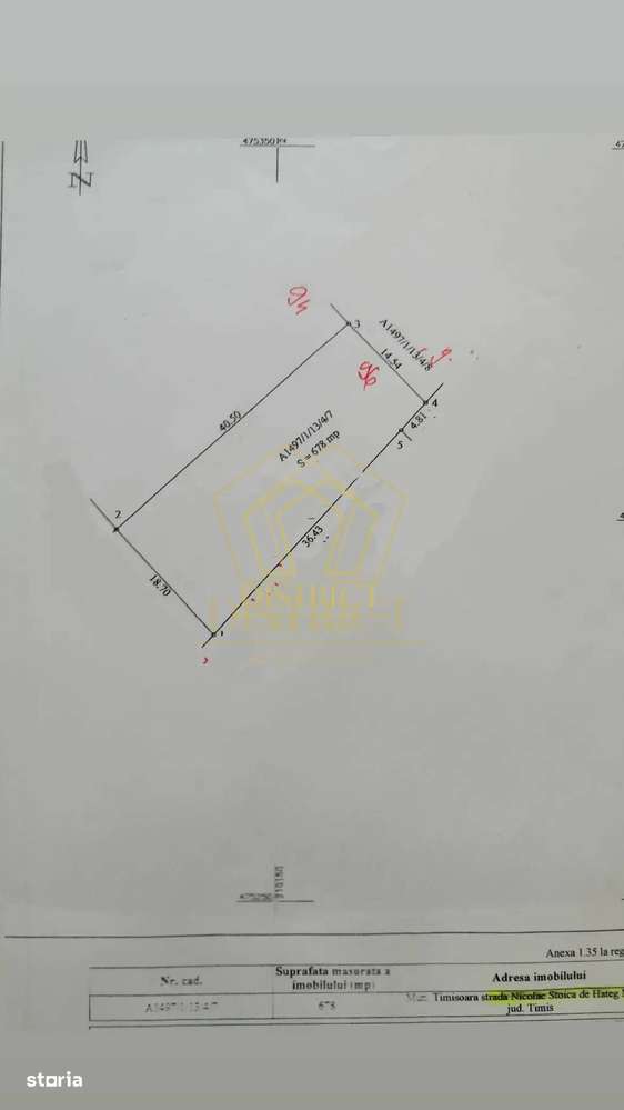 Teren intravilan constructii rezidentiale | Timisoara | Calea Urseni - Imagine principală: 2/3