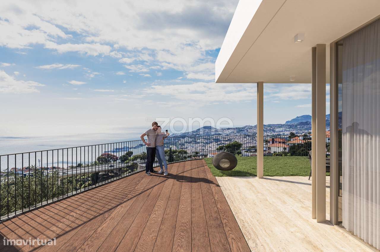 Moradia Nova T4 com Vista Mar | Funchal – Madeira (em construção) - Grande imagem: 5/13