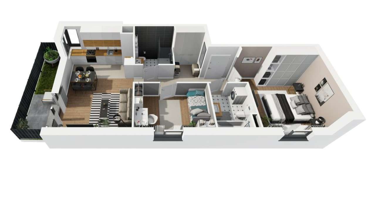 3 pokoje | garderoba | GOTOWE | zamknięte osiedle | BEZ PROWIZJI/PCC-9