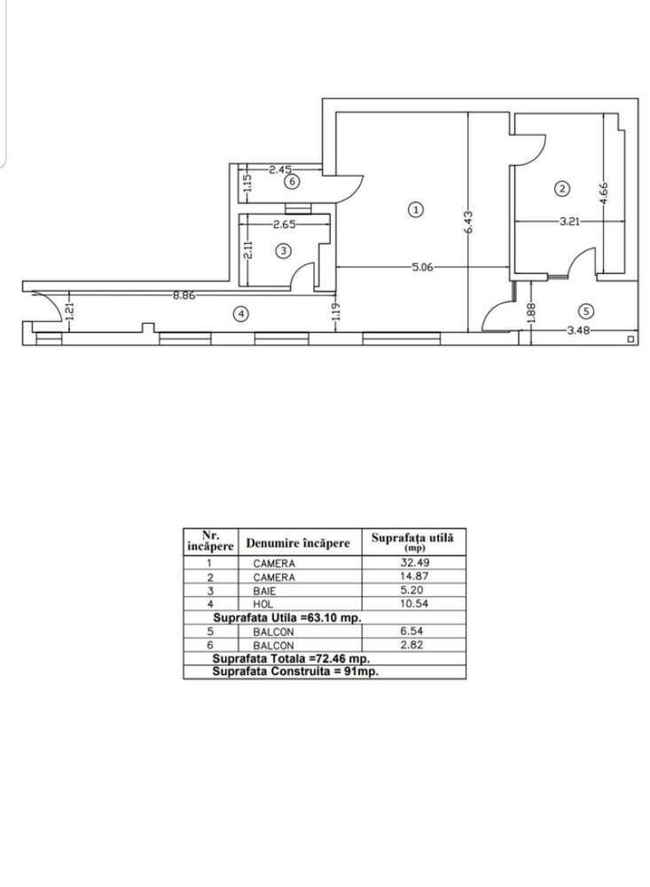 Apartament 2 camere | Decomandat | Vedere Mixta | Parcare | Dezrobirii-6