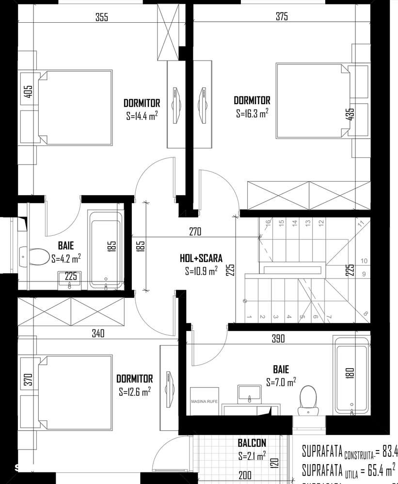Vila indiviudala 4camere+mansarda,langa Metrou/Ghencea/Moghioros/Aucha-4