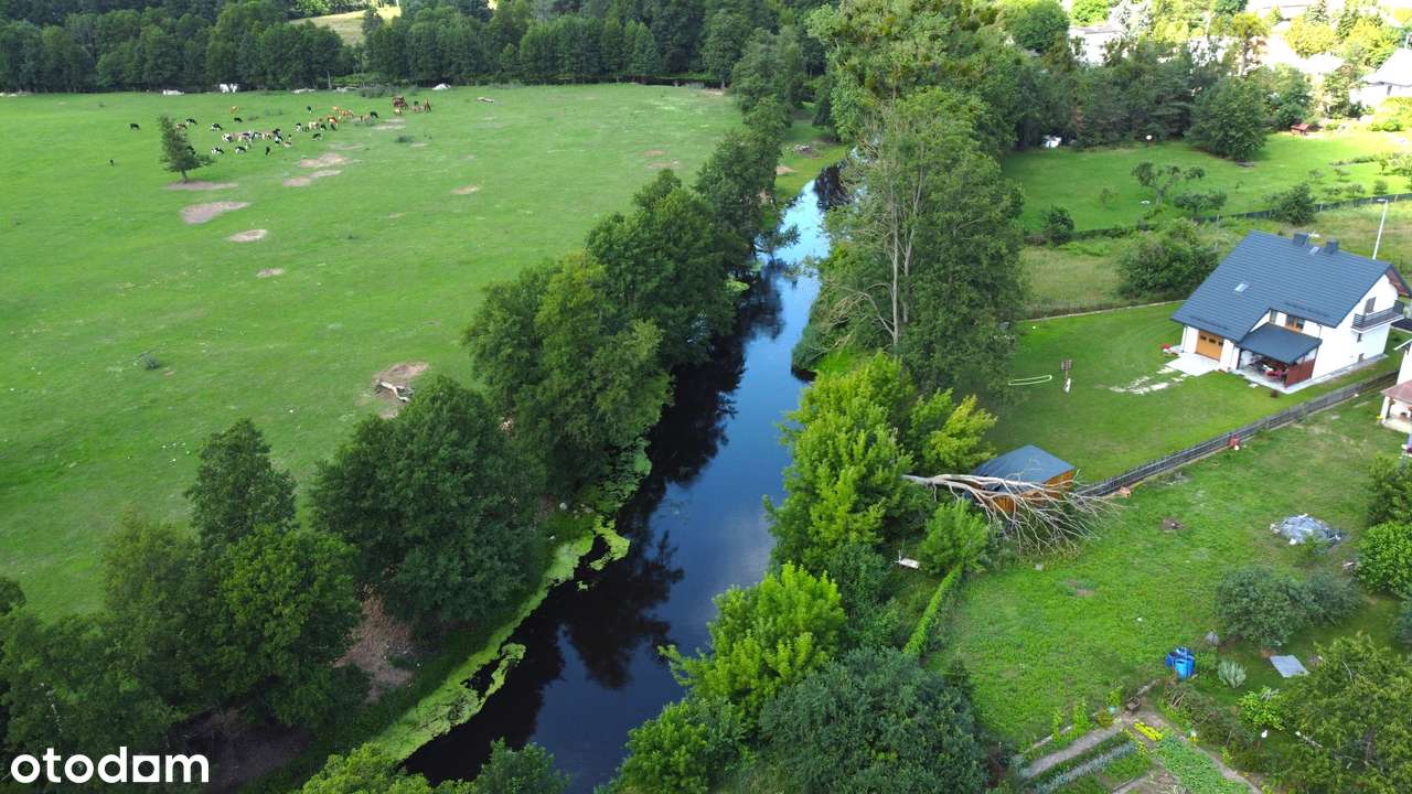 Dom w Ostrołęce z linią brzegową !!