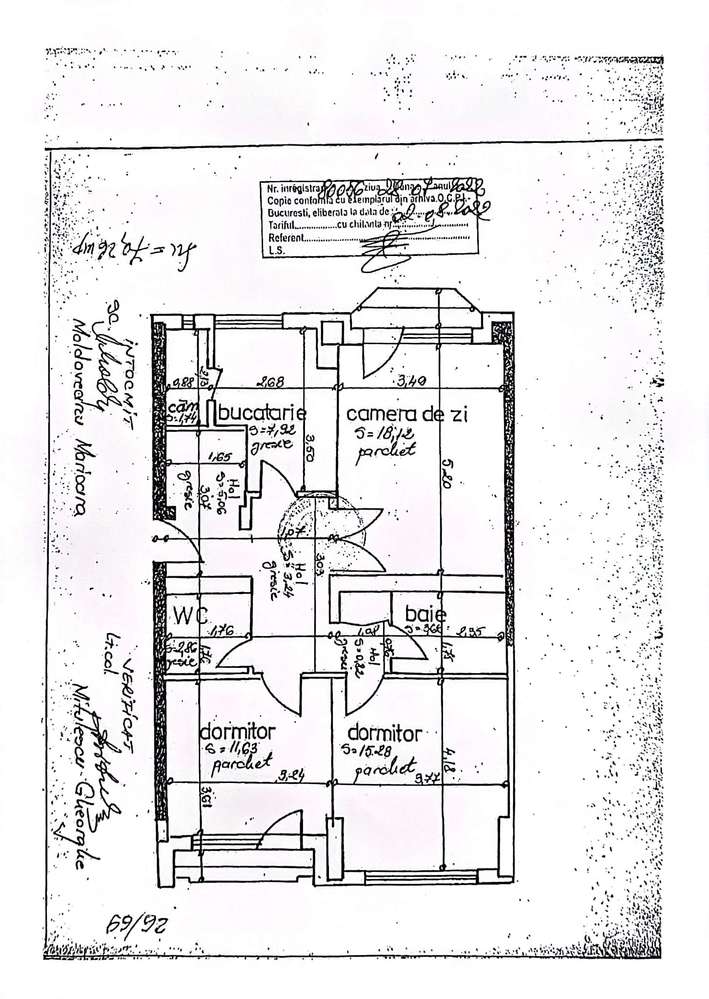 3 Camere Dec | Bulevardul Decebal – Piața Alba Iulia | 72 mp | Etaj 1-19