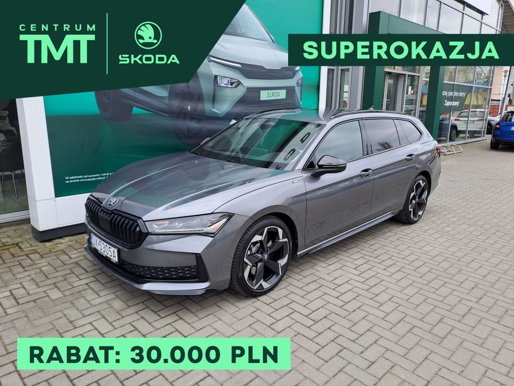 SKODA SUPERB 2.0 TDI 193KM DSG 4x4 SPORTLINE, fabryczny hak
