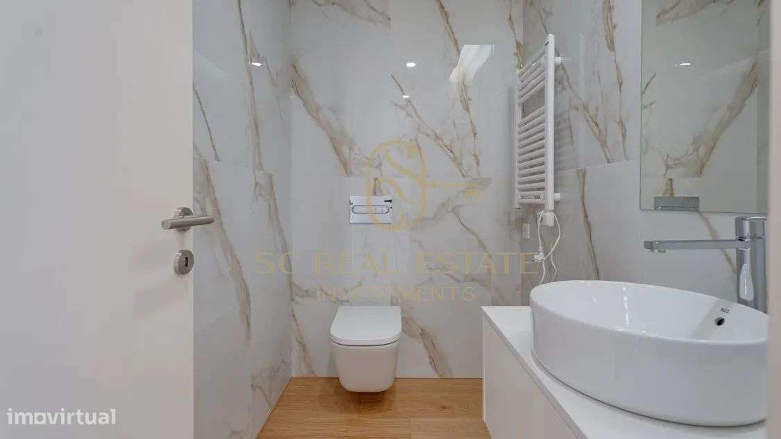 Excelente T3 Novo, com vistas deslumbrantes sobre o Atlântico.-13