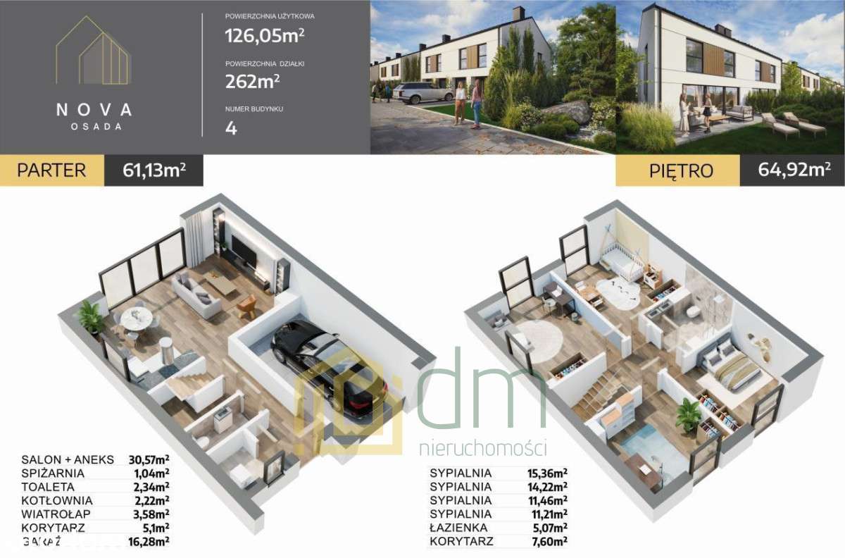 Nowy bliźniak/Taras/Garaż/Pompa ciepła-12