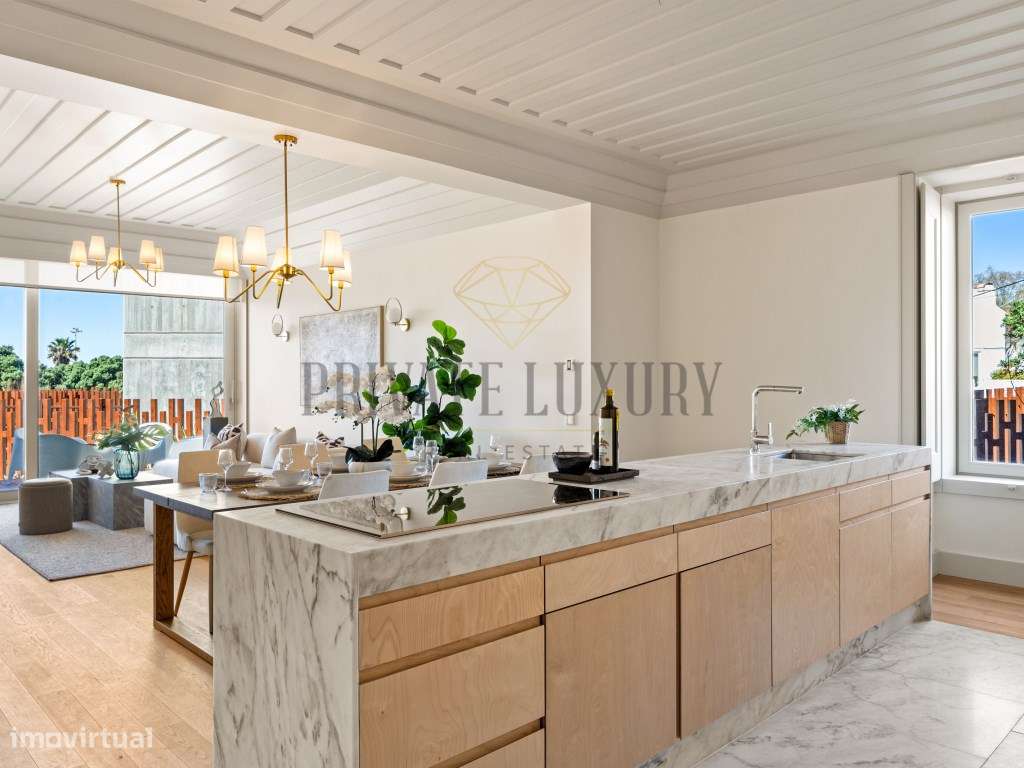 Villa T3+1 em frente ao mar no Estoril - Grande imagem: 5/43