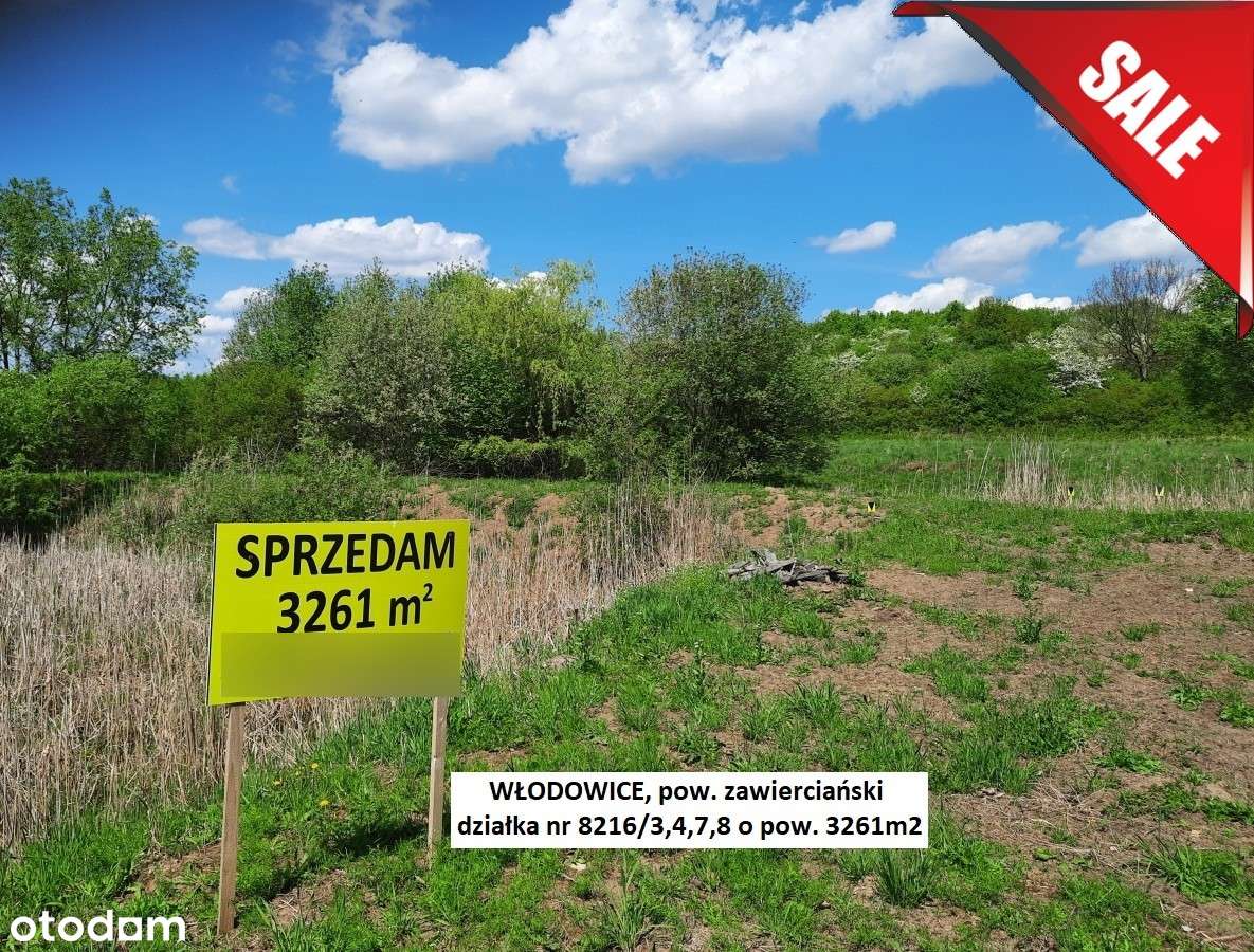 Sale -10% Jura działka budowlana 3261m2 ze stawem  tylko 168.000 zł-0