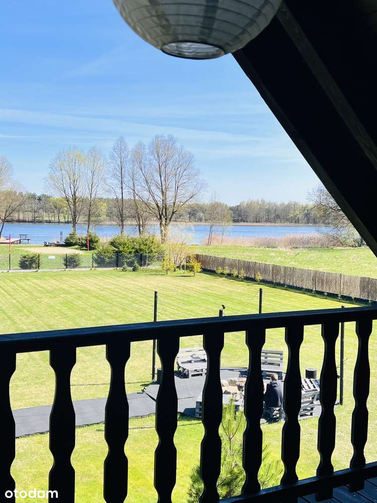 Piękny drewniany dom nad Jeziorem Kalwa - Pełny obrazek: 5/20