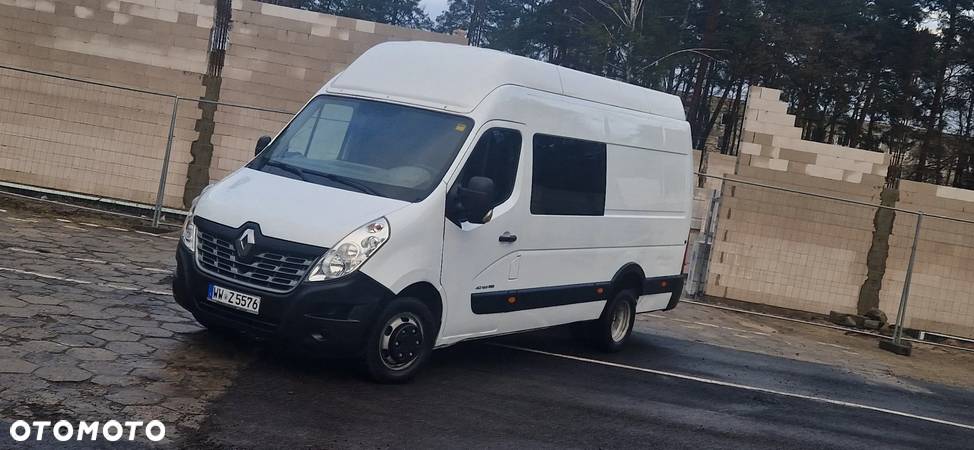 Renault MASTER BLIZNIAKI BRYGADÓWKA L3H3 2.3 165KM DUBELKABINA 3T NA HAKU - 7