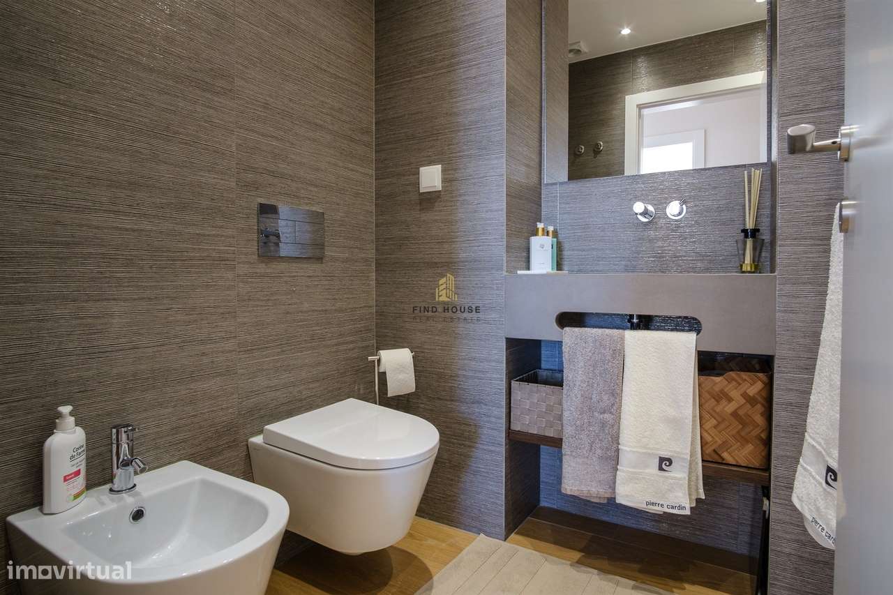T2 com vista mar, garagem e arrecadação em Condomínio com piscina e ja-20