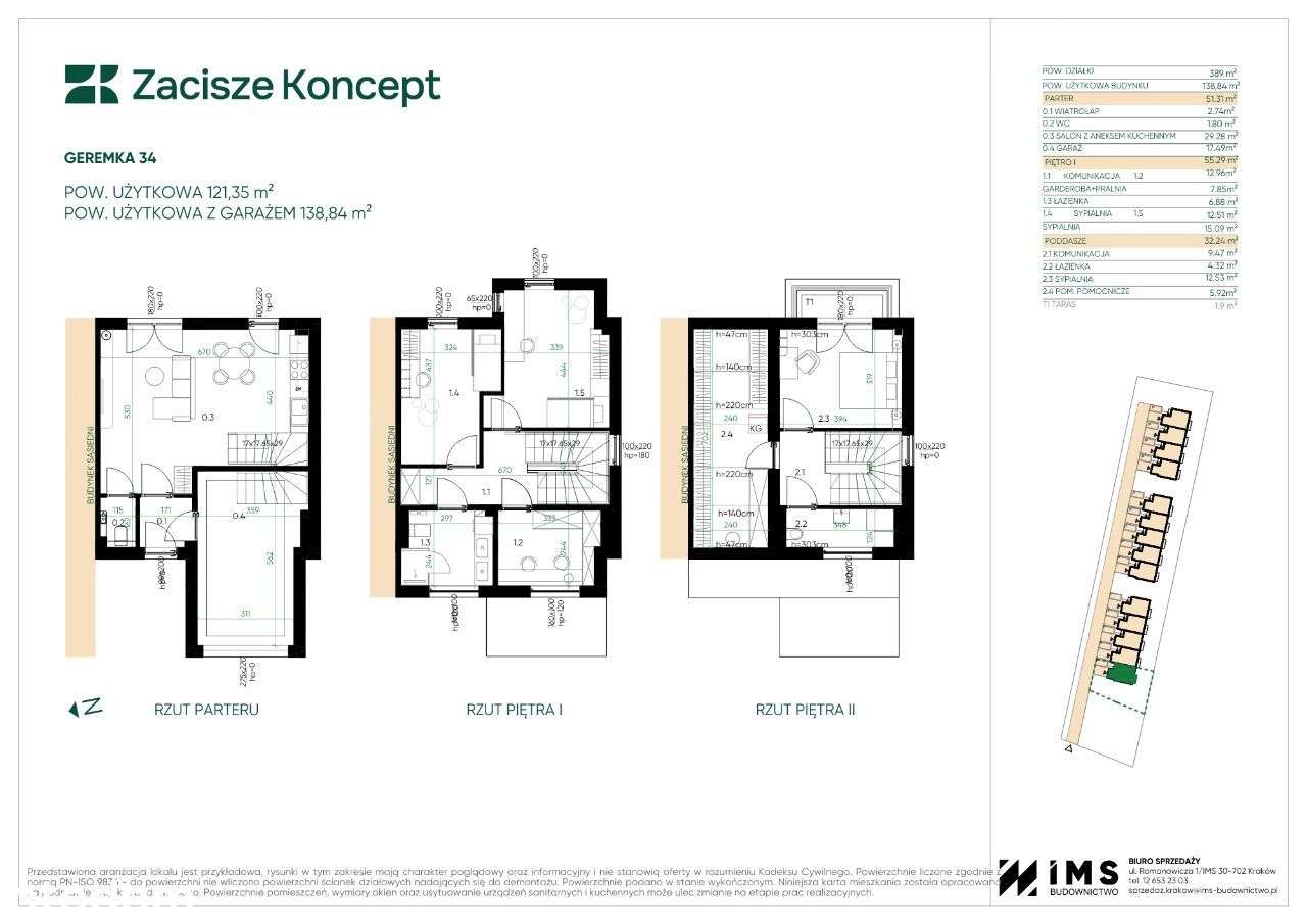 Nowoczesne domy na krakowskich Klinach | 5-pokoi |138,84 | 34 - Pełny obrazek: 2/12