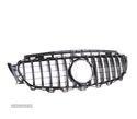 GRELHA FRONTAL PARA MERCEDES E W213 16-18 LOOK GT PRETO BRILHO - 3