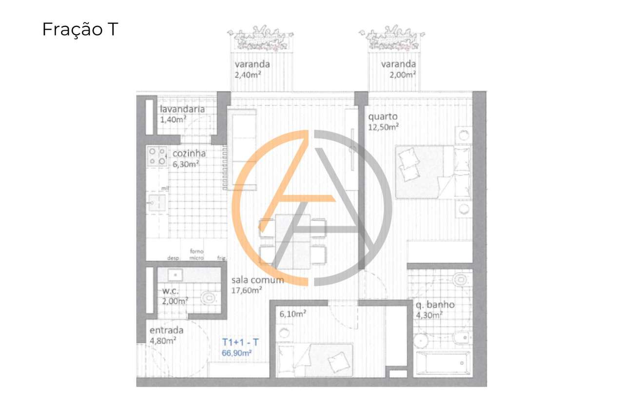 Apartamento T1+1 NOVO | Guifões-11