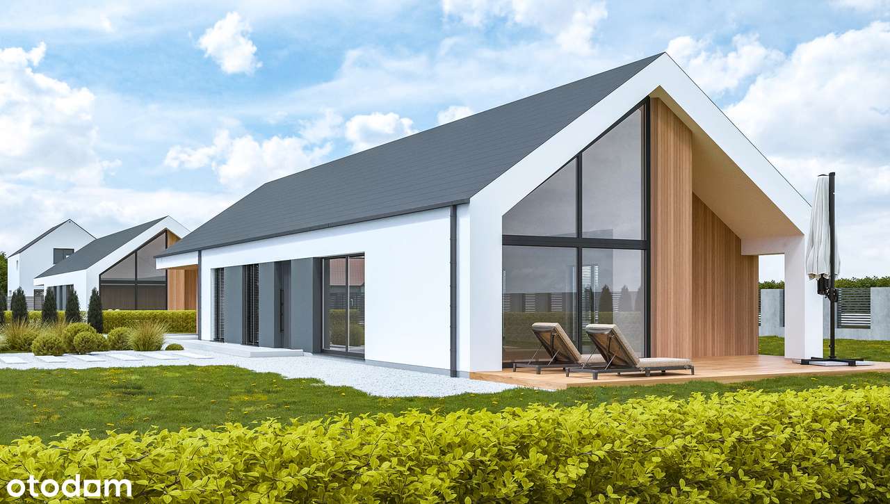 NOVA 7 — Dom Nowoczesna Stodoła 147,36 m² działka 1 335 m²