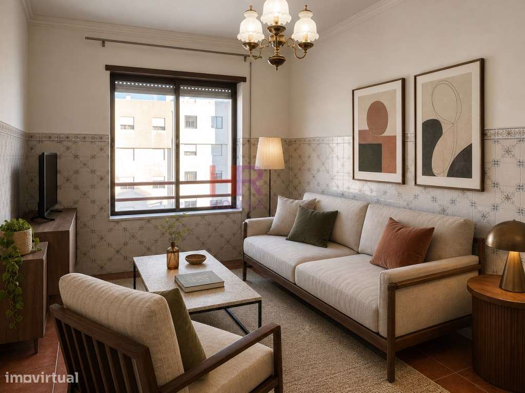 Apartamento T2 com elevador e vistas para cidade e jardim em Eiras ...-3