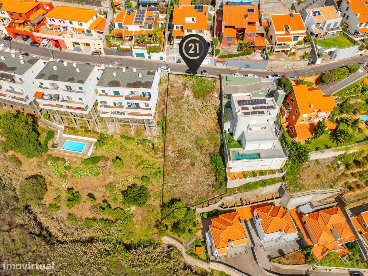 Terreno Urbano com Vista Mar em Garajau – Madeira - Grande imagem: 4/8