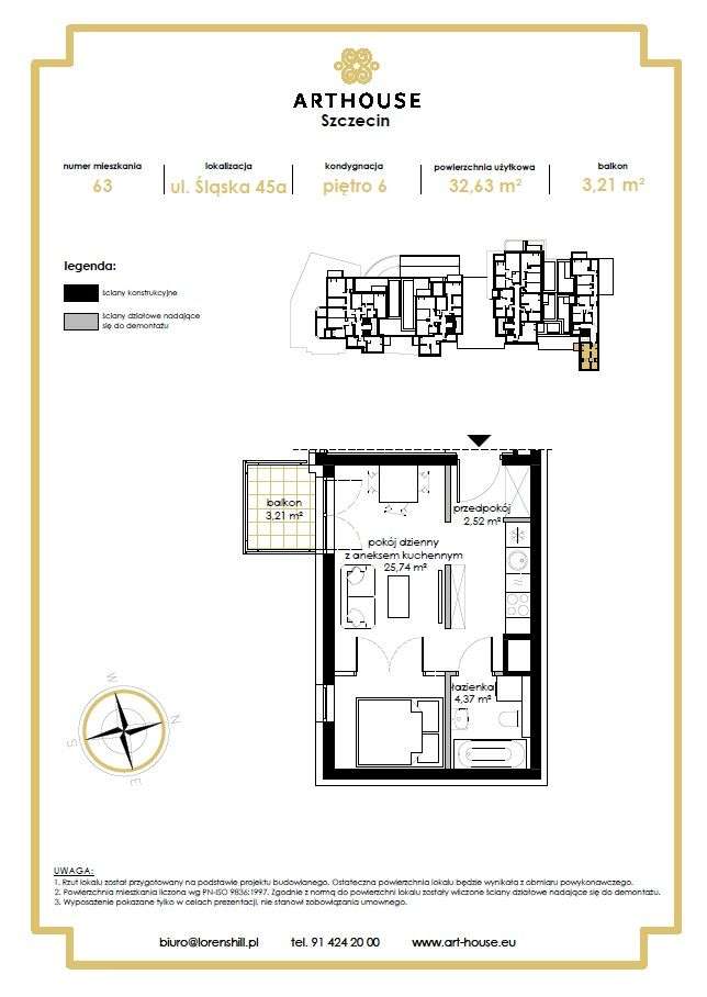 Mały miejski apartament w prestiżowym projekcie - Pełny obrazek: 2/7