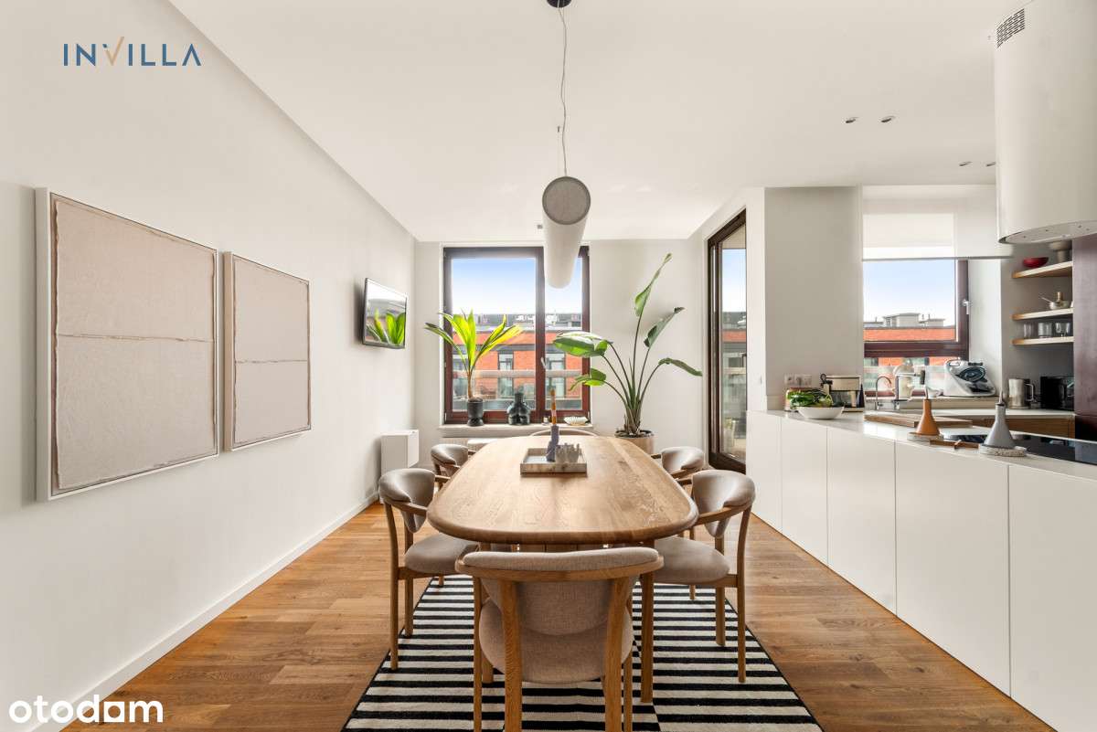 Penthouse z tarasem w sercu Powiśla