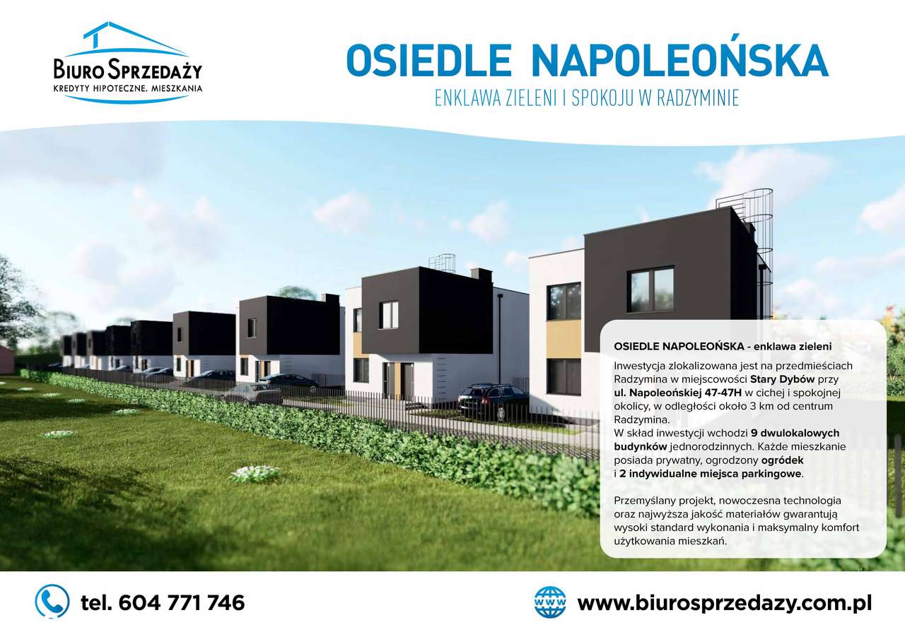 NAJTAŃSZE 3 POKOJE TUŻ OBOK RADZYMINA+2MP+OGRÓDEK - Pełny obrazek: 5/10