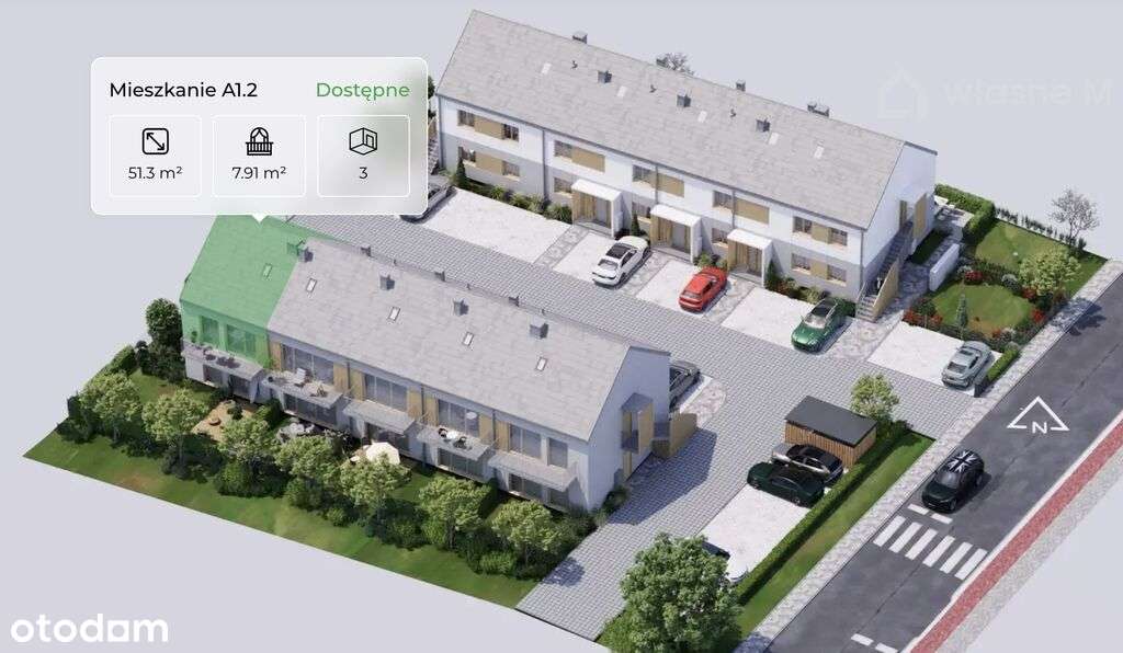 Duży balkon 8m ✅ ogrzewanie podłogowe ✅ strych 18m-7