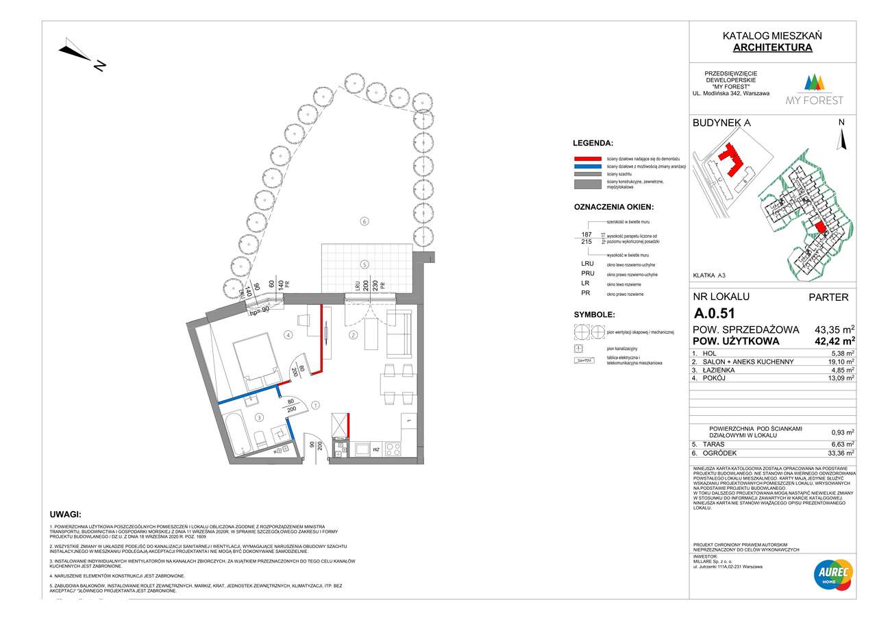 My Forest | mieszkanie 2-pok. | A.0.51 - Pełny obrazek: 2/7