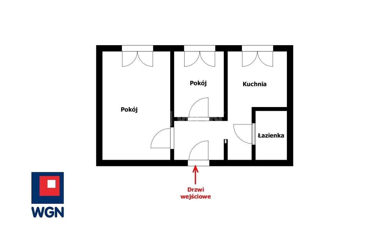 Mieszkanie, 37,70 m², Legnica-1