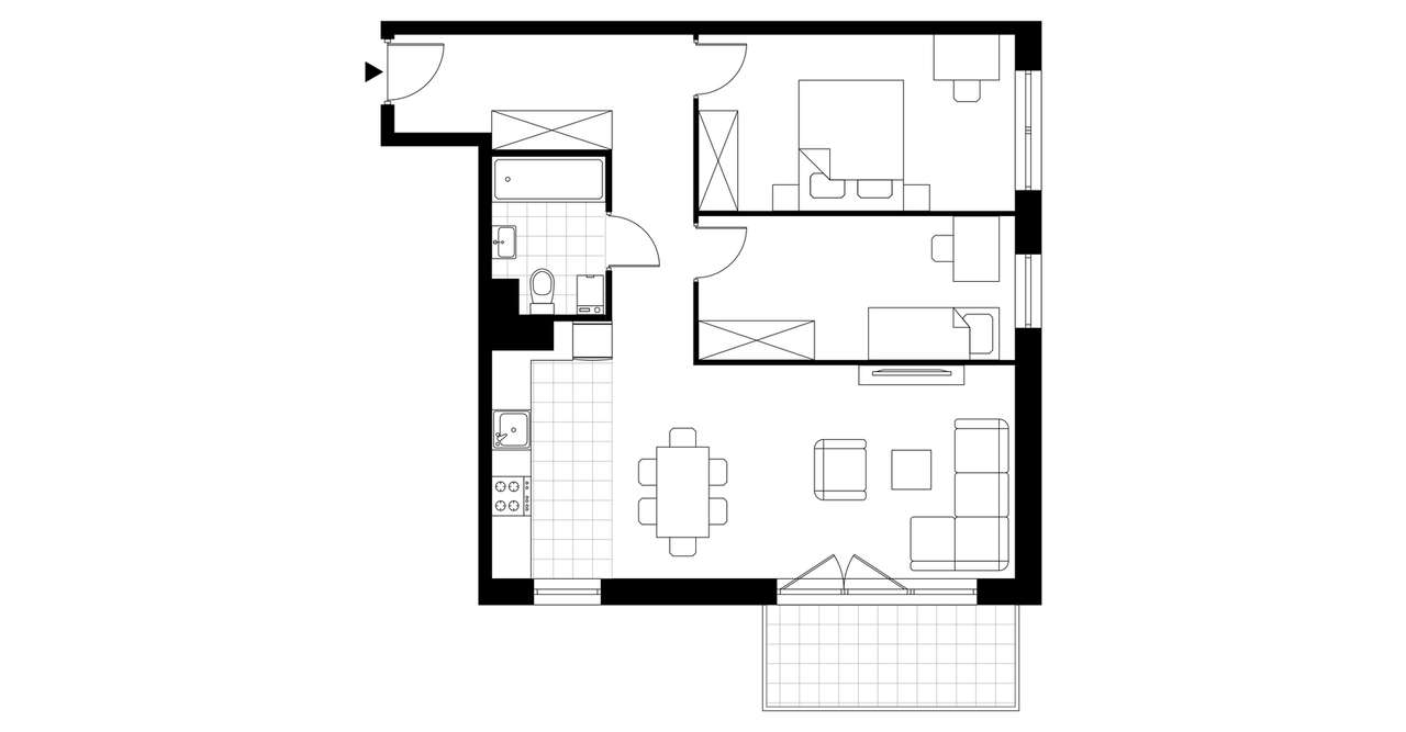 3-pokojowe mieszkanie 67m2 + balkon Bez Prowizji - Pełny obrazek: 3/8