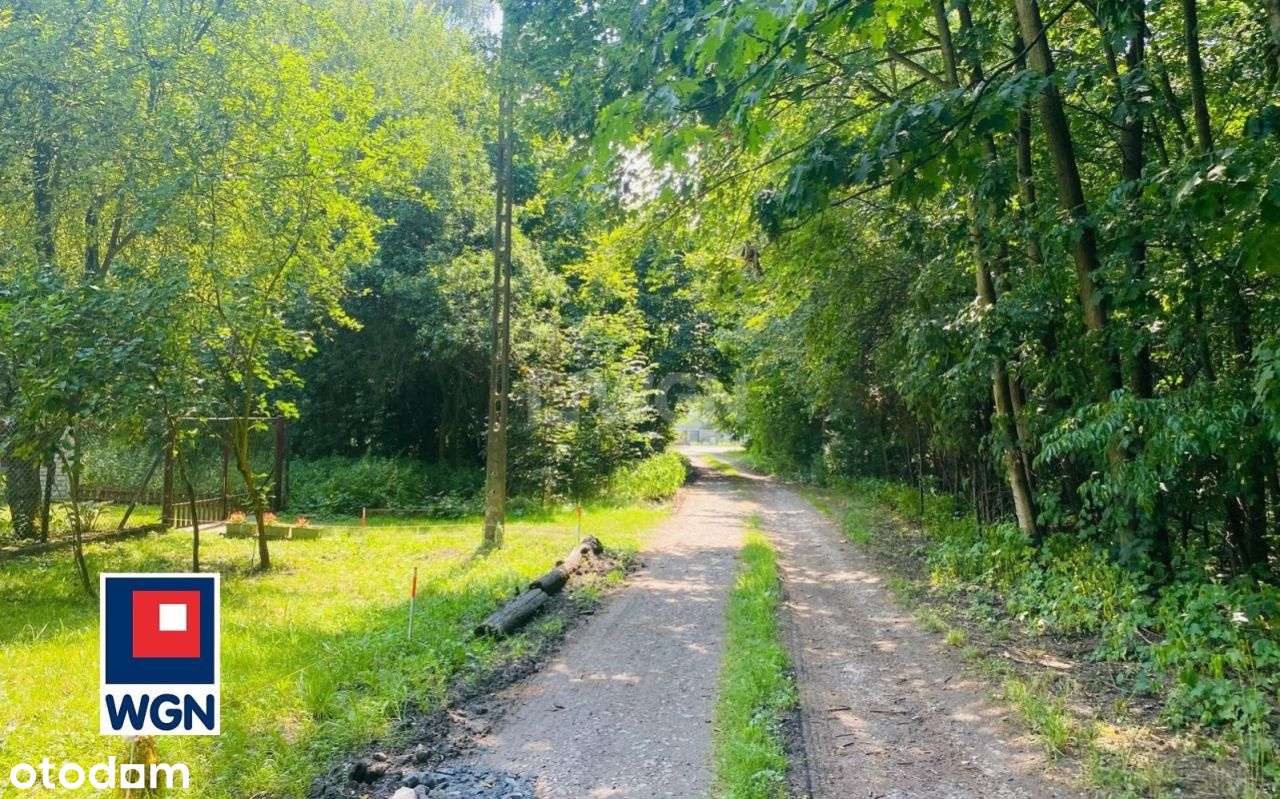 Klimatyczna działka przy lesie Kazimierz Górniczy-5