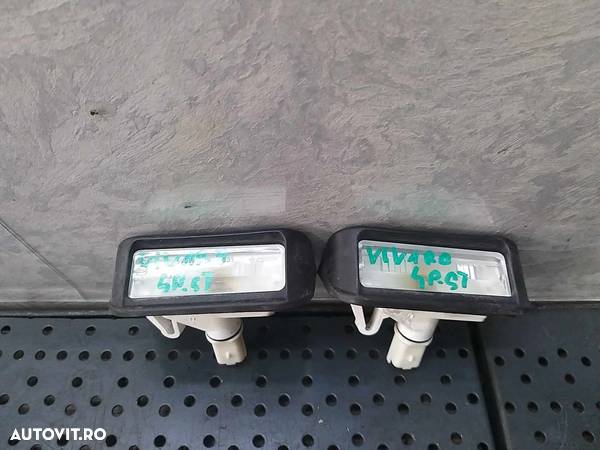 Set becuri lampi numar inmatriculare opel vivaro c 9683421680 - 1